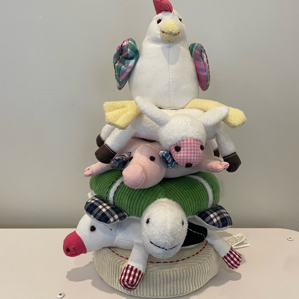 Pottery Barn Kids ‘Fun On The Farm Stacker’ Animal Stacking Toy